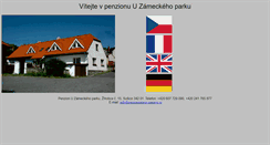 Desktop Screenshot of penziongalerie-sumava.cz